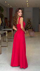 Vestido Longo Charlote Vermelho
