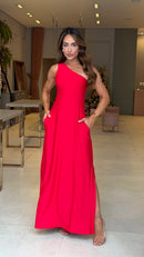 Vestido Poliamida Com Bolso Kenia - Brinde de Natal